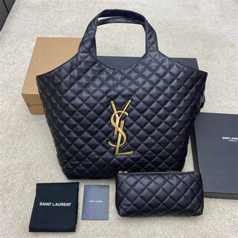 ysl icare maxi shopping bag dupe|is ysl icare a scam.